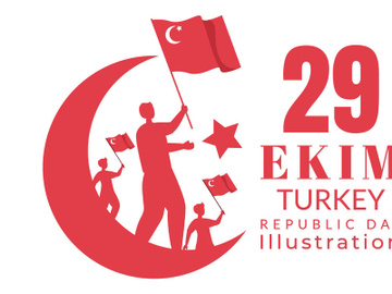 14 Republic Day Turkey Illustration preview picture