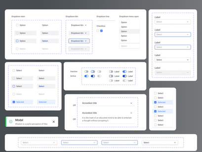 Unique UI kit for CRM, Dashboards, B2B, SaaS