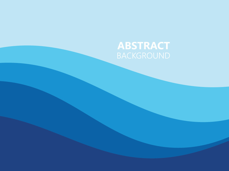 Blue wave water background wallpaper vector