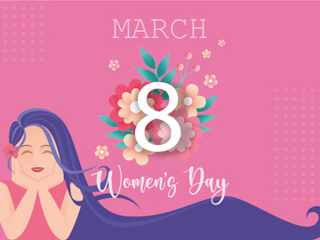 Instagram template, happy women's day 8 march preview picture