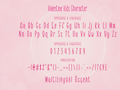 Valentine Kids - Cute Monoline Sans Serif