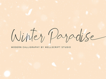 Free Demo Winter Paradise Script Font preview picture