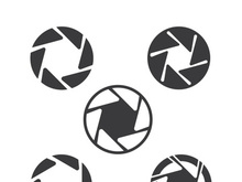 Camera vector icon illustration design template