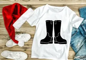 Black rain boots pair isolated on white background waterproof footwear