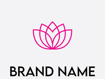 Lotus logo design preview picture
