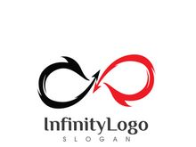 Infinity Design Vector icon illustration Logo template design