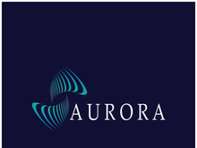 aurora logo design icon illustration vector template