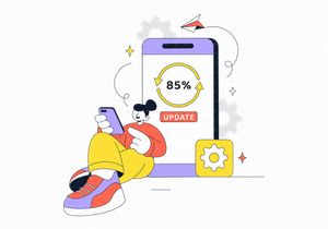 10 App Update Vector Illustration