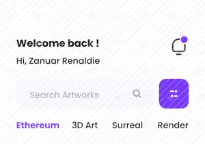 NFT Market Mobile App UI Kits