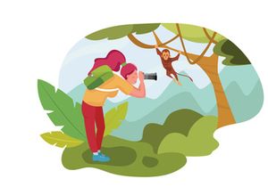 M171_ Enjoy Vacation Illustrations