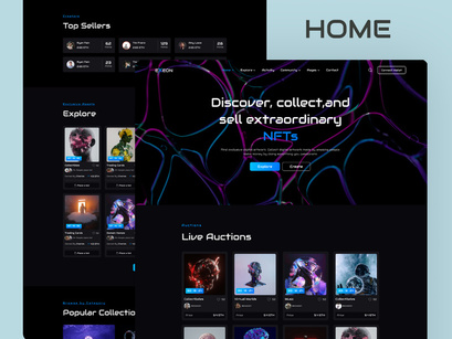 EXEON -NFT Marketplace template