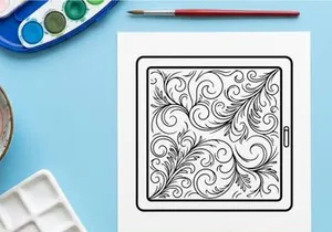 Hiasan Natal elegan bunga ornamen mandala untuk desain kartu ucapan liburan