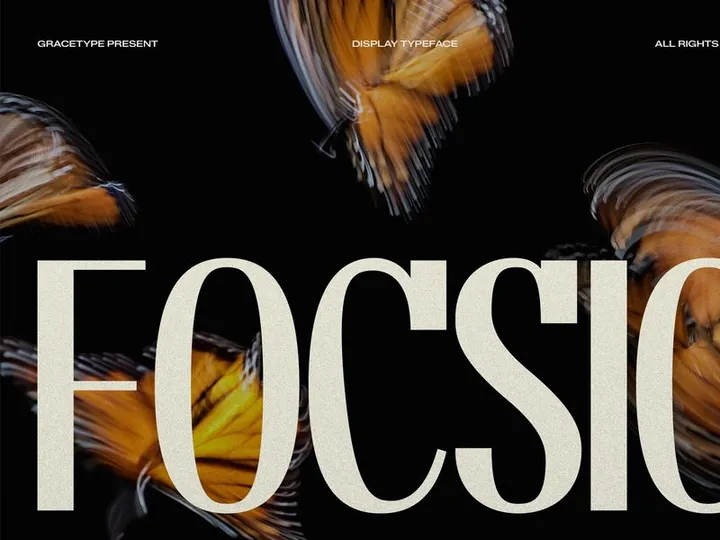 Focasio | Display Typeface