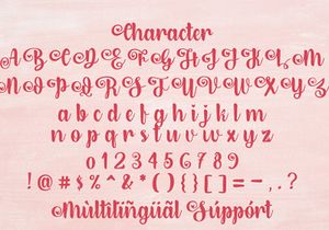 Dirly Belly - Lovely Calligraphy Font