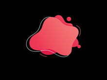 modern fluid liquid flat design