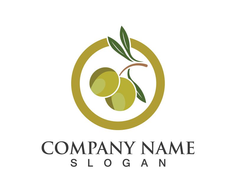 Extra virgin olive oil logo icon design vector illustration