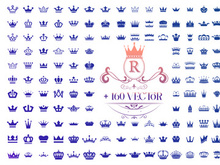 Crown silhouette Colluction Set