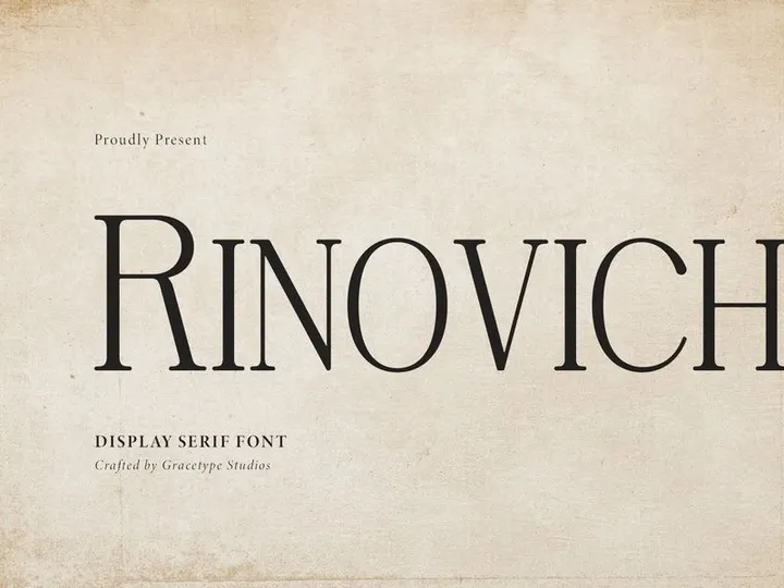 Rinovich | Display Serif Font