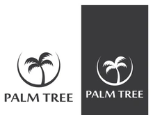 Unique and modern arabian palm tree logo design.