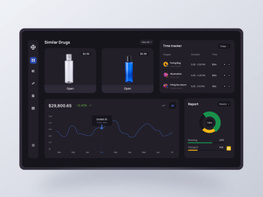 Free Web App Dashboard Design preview picture