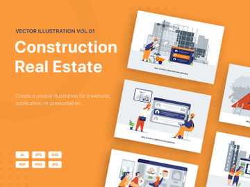 Construction & Real Estate Illustration_Vol 01 preview picture