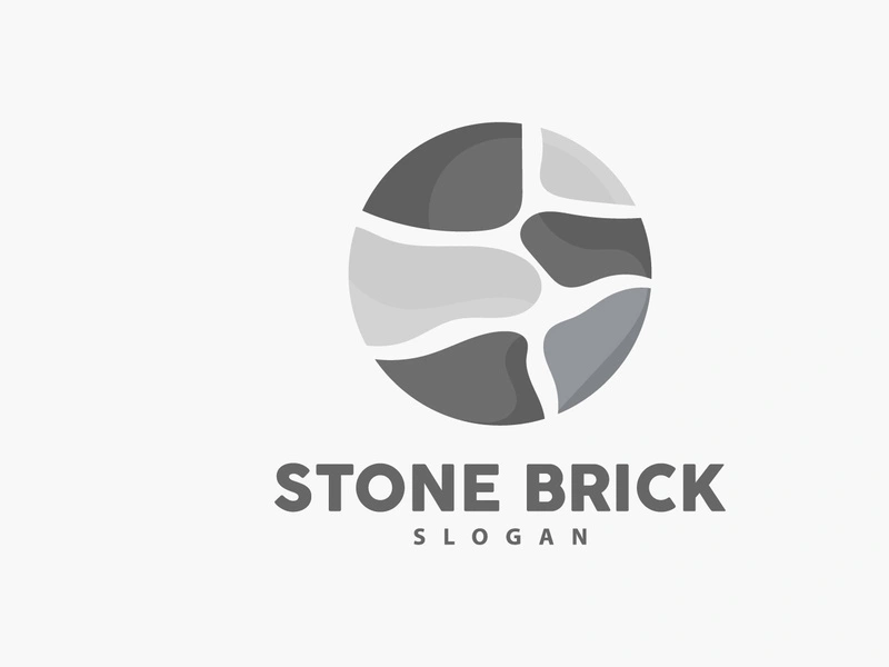 Stone Logo, Premium Elegant Design, Stone Balance Vector