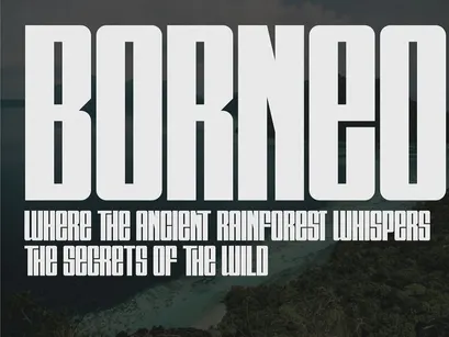 Burned - Modern Sans Serif Font