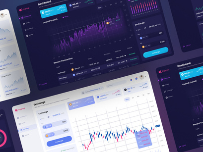 CrypTop - Crypto Curency Dashboard UI Kit
