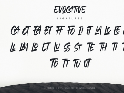 Evocative - Brush Font