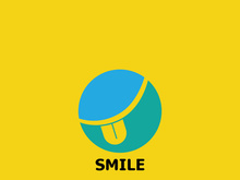Smile logo and symbol vector image