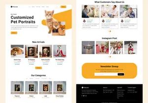 Petacular - Pets Landing Page