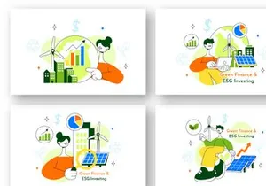 10 Green Finance Investing Illustration