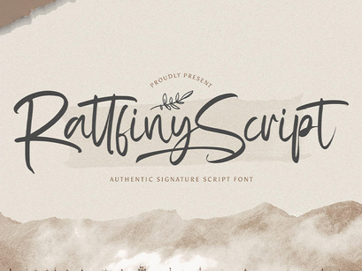 Rattfiny Script - Signature Script Font