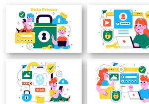 12 Data Privacy Illustration