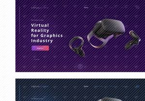 VIRTUALSTUDIO - Landingpage Concept UI Kit