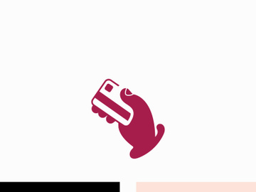 Hand holding credit card business icon image design preview picture
