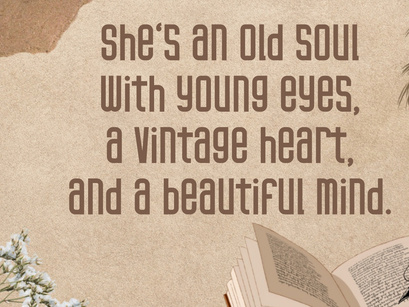 Mother Vintage - Display Font