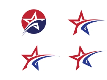 Star speed Concept Logo icon Illustration design template preview picture