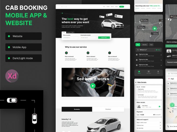 Cab booking app