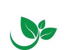 Logos of green tree leaf ecology nature element vector