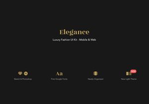Elegancer v1.0 - Luxury Fashion UI Kit
