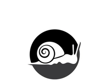 snail animal logo and symbol template