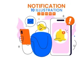 10 Notification System Illustration preview picture