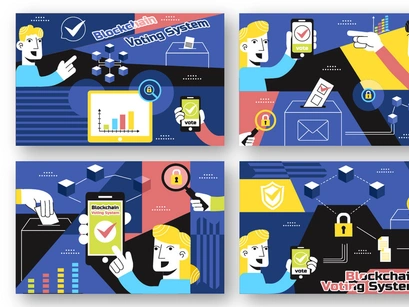 10 Blockchain Voting System Illustration