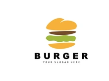 Burger Logo, Fast Food Design