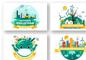 11 National Pollution Prevention Day Illustration