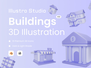 Building 3D Illustration preview picture