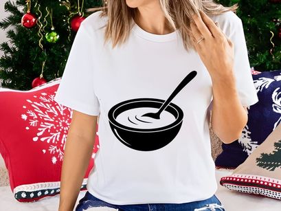 Simple Bowl Spoon Icon