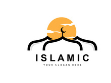 Mosque Logo, Vector Desain Template