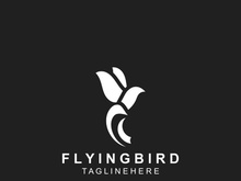 Abstract Flying Bird logo design template Wing illustration